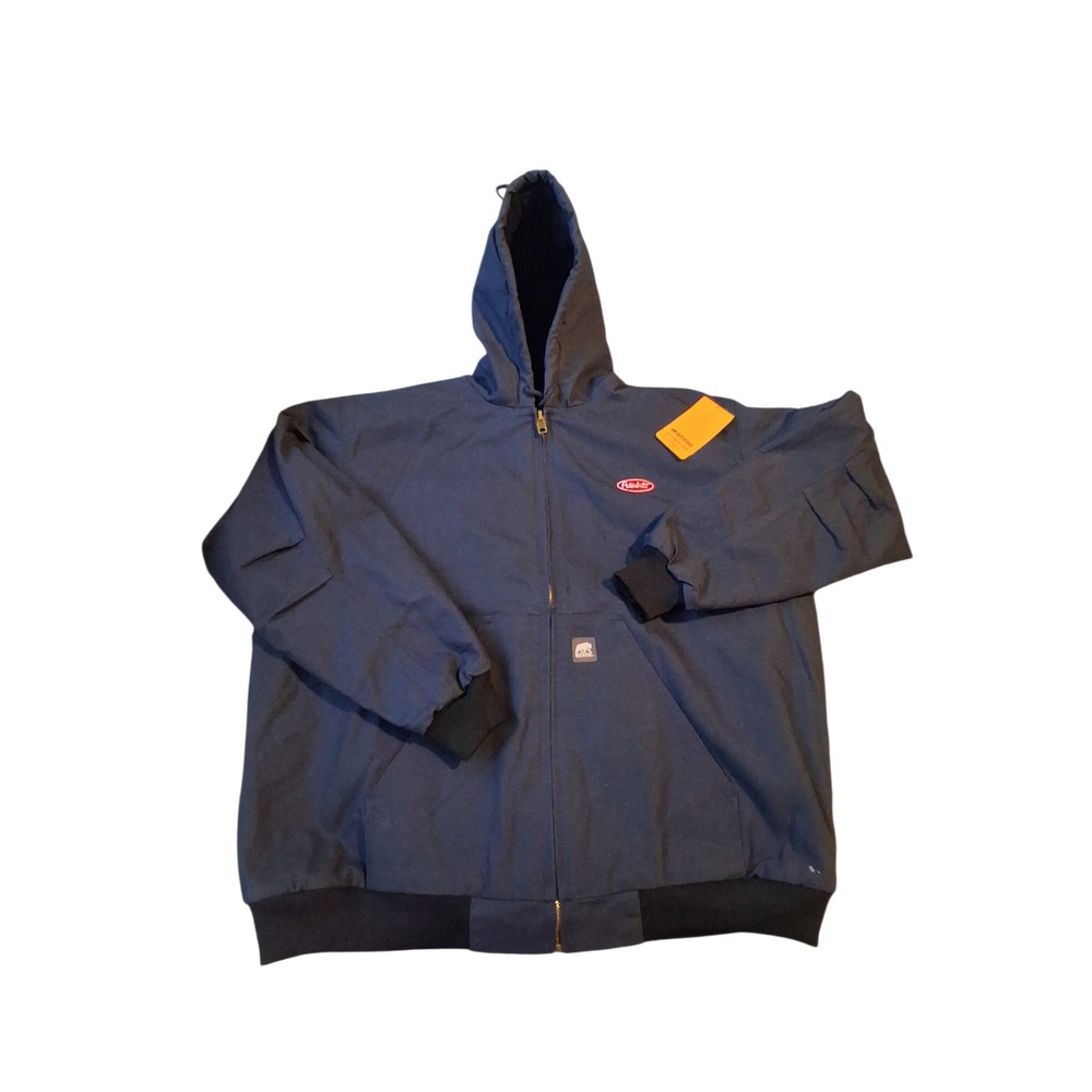 Berne Peterbilt Heritage Mens 2XL Outerwear Hooded Canvas Workwear Jacket NWT